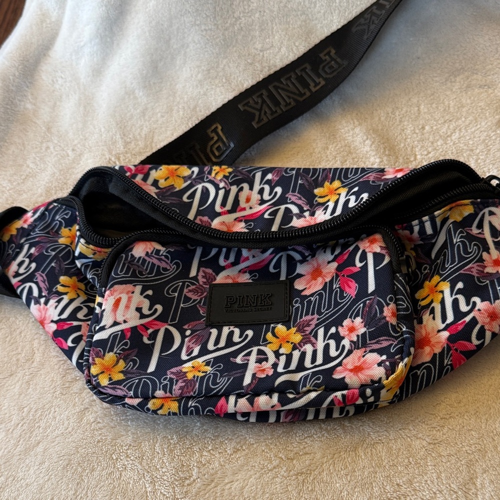 PINK Victoria's Secret Floral FannyPack / Waist Bag